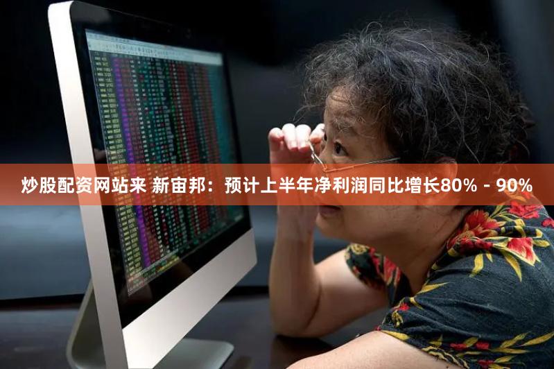炒股配资网站来 新宙邦：预计上半年净利润同比增长80%－90%