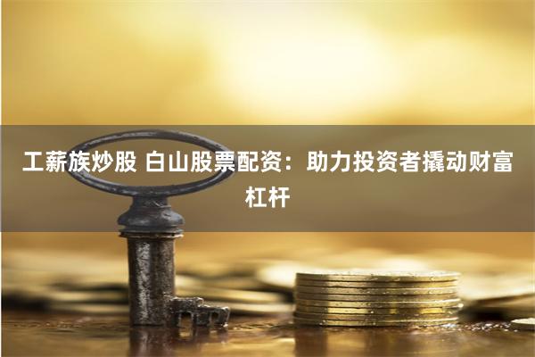工薪族炒股 白山股票配资：助力投资者撬动财富杠杆