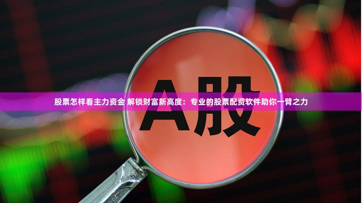 股票怎样看主力资金 解锁财富新高度：专业的股票配资软件助你一臂之力